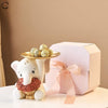 Cute Elephant Figurine Holding Tray