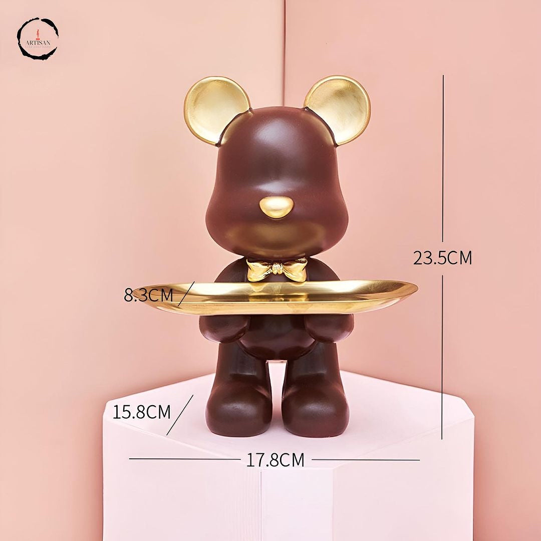 Bear Storage Tray Figurine