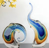 Creative glass Elephant Figurines
