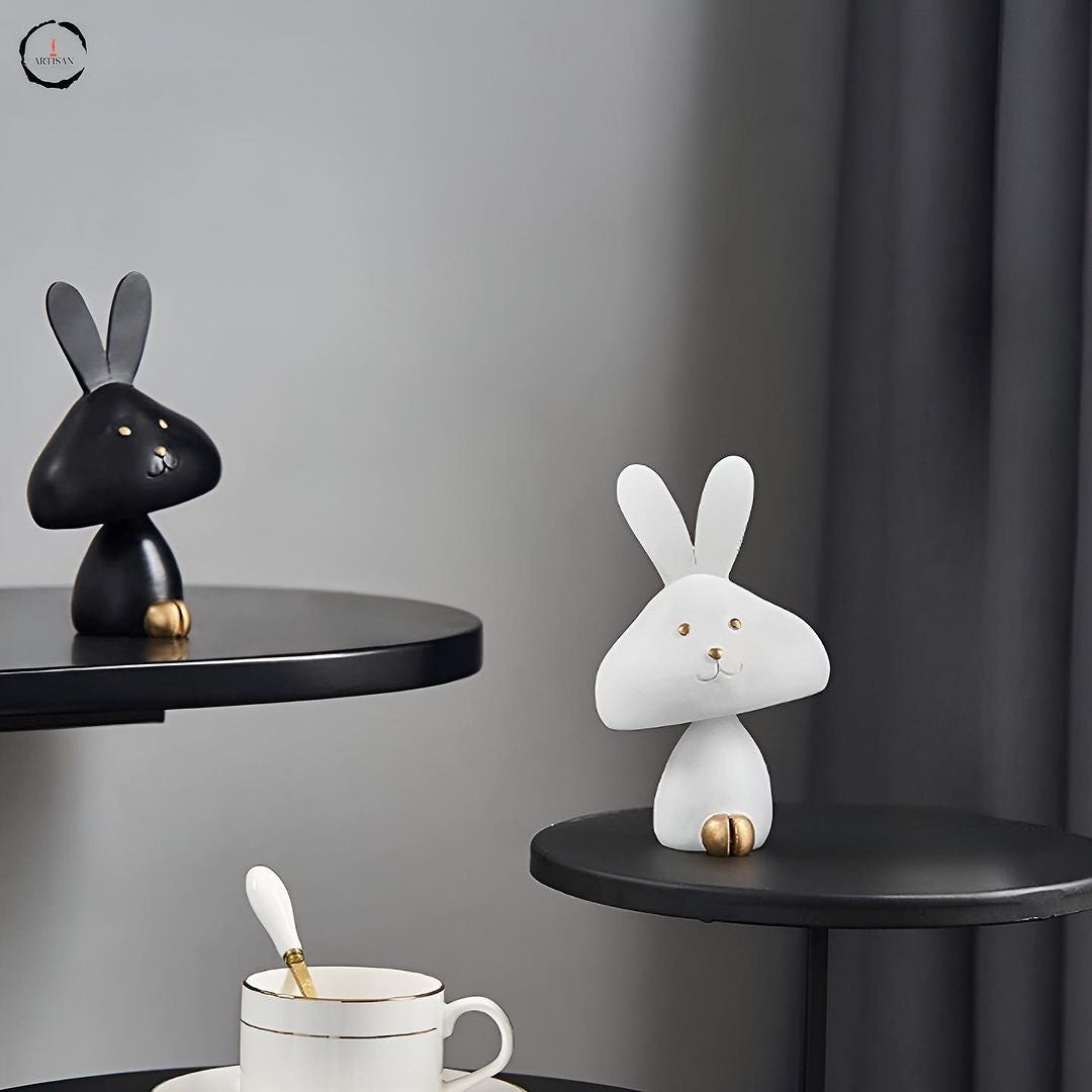 Cartoon Rabbit Figurine