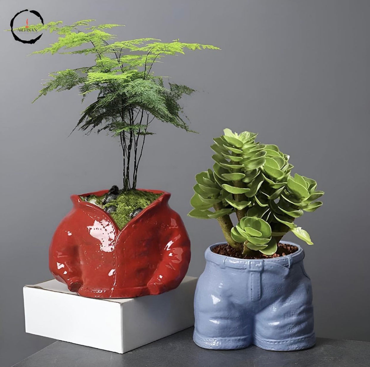 Clothes Shape Ceramic Vase