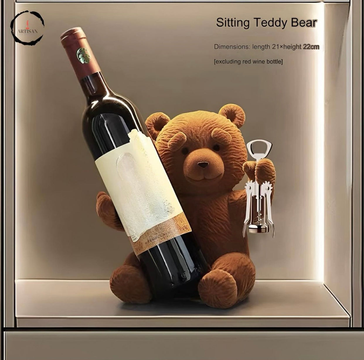 Creative Bear Wine Rack