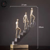 Human stairs figurine