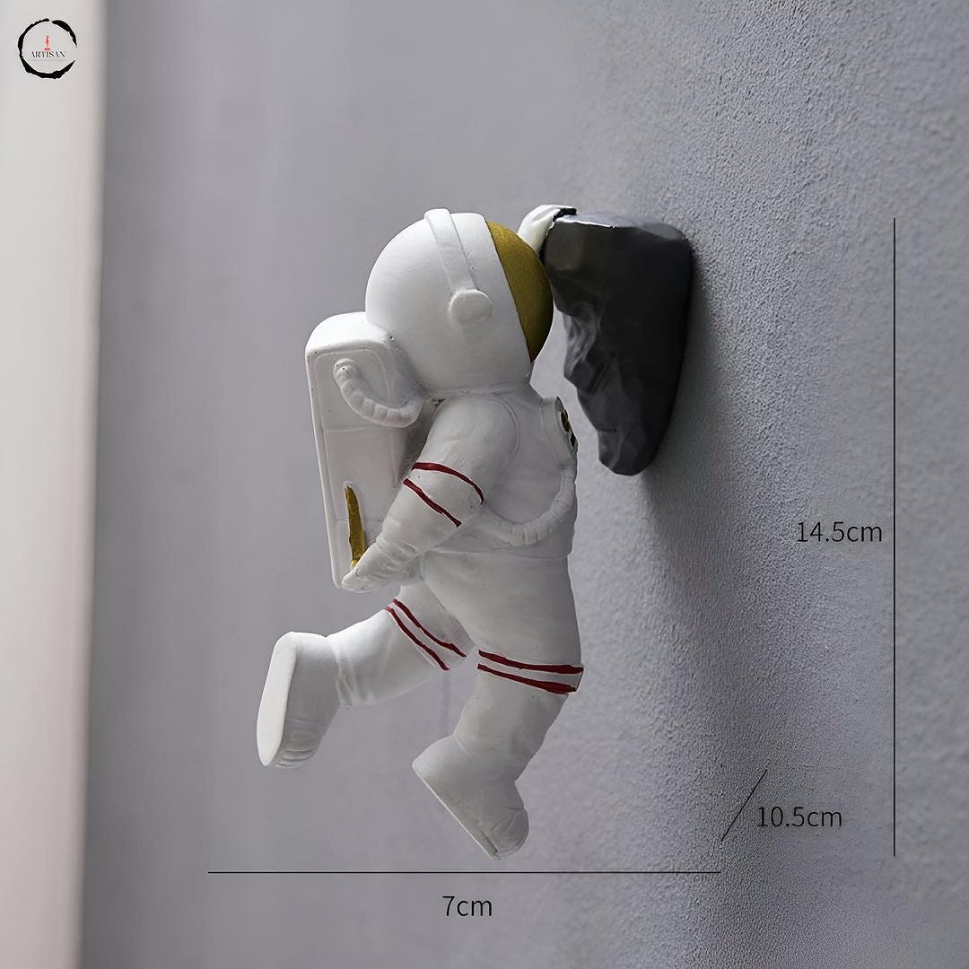 Astronaut Climbing Wall Figurines