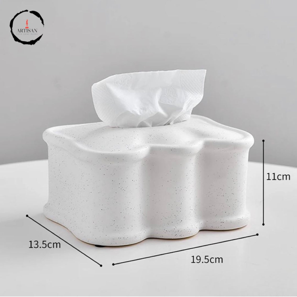 Wave Tissue Box Modern Design