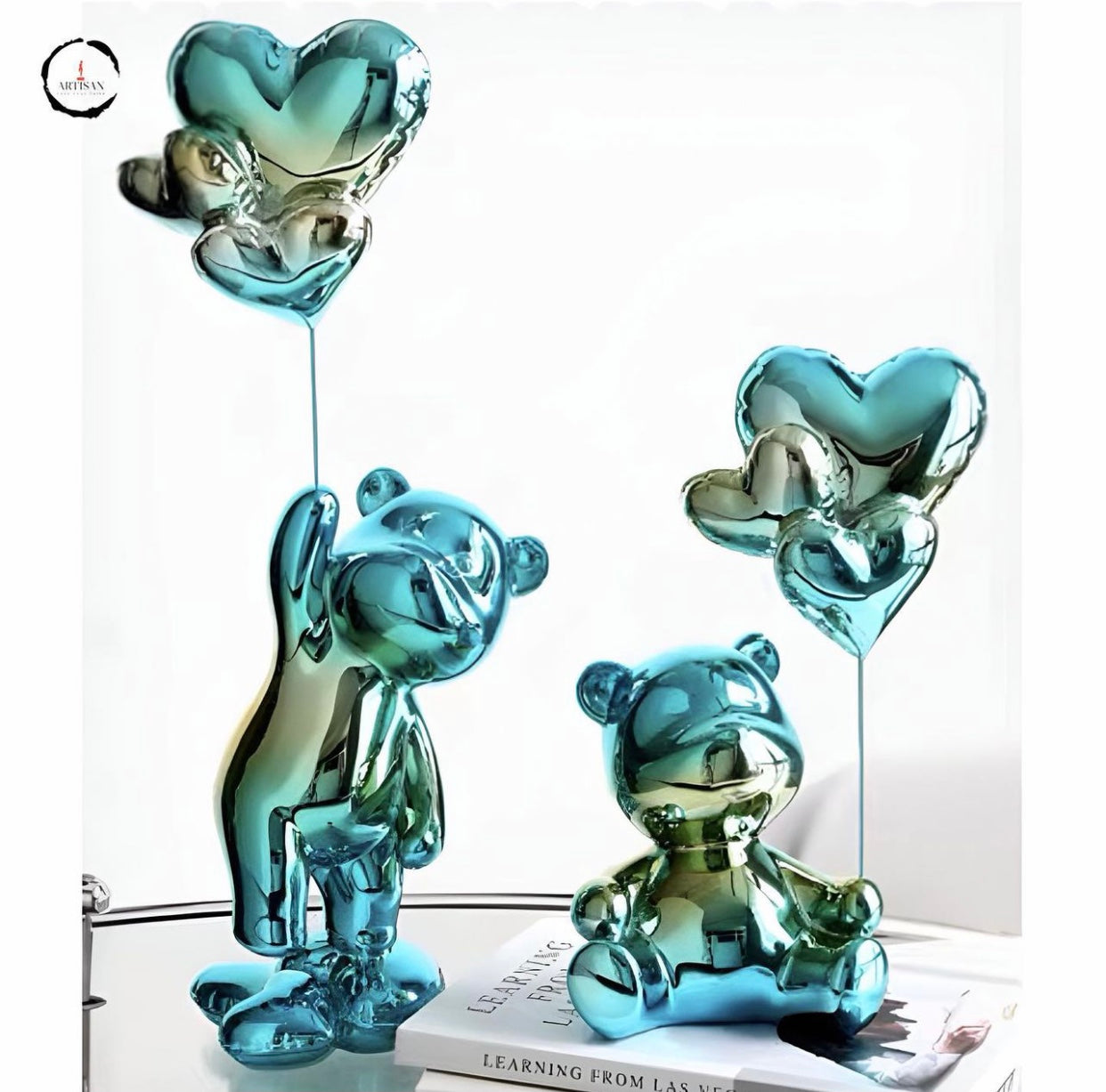Resin Electroplated Bear