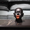 Big Red Lipstick Resin Statue