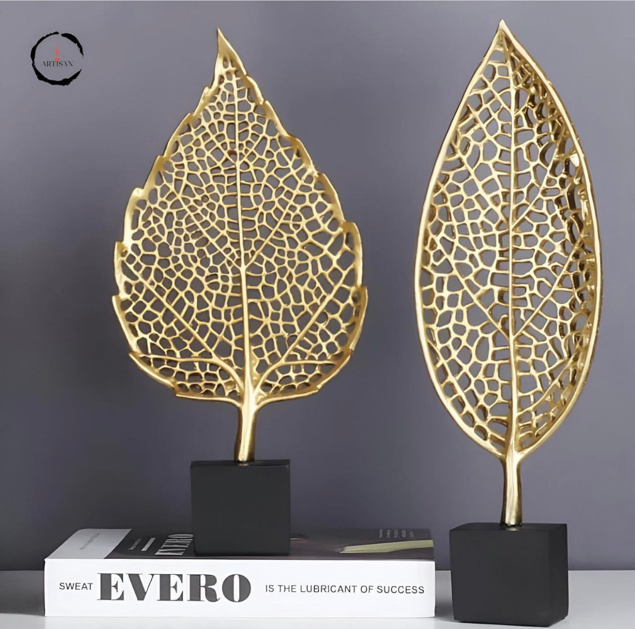 Iron Art Golden Leaf