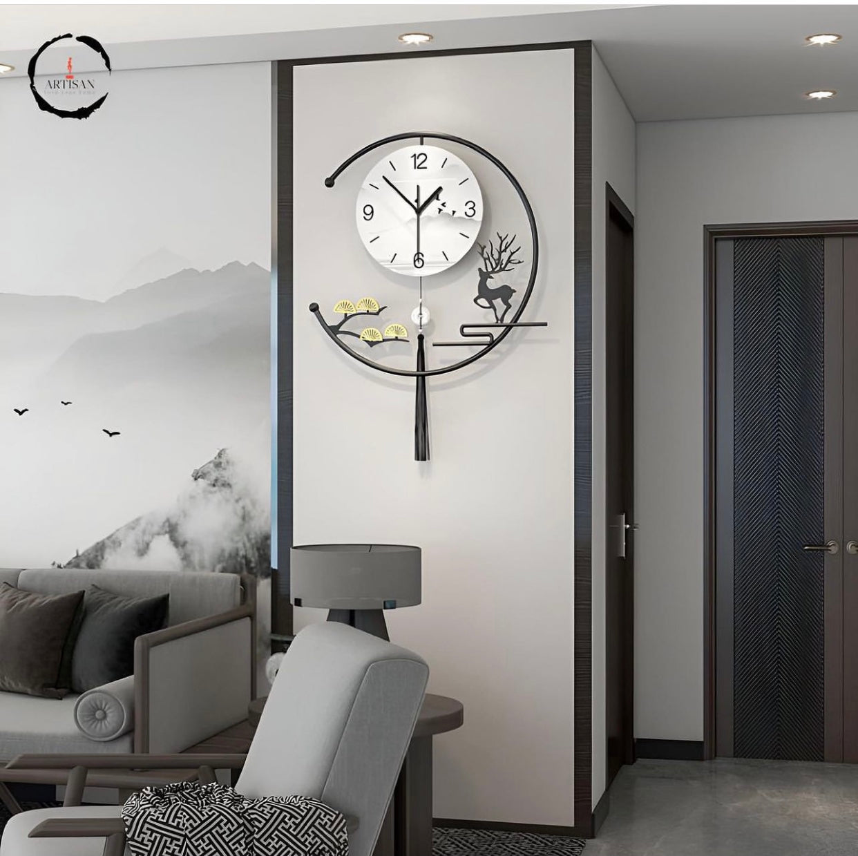Creative Deer Wall Clock