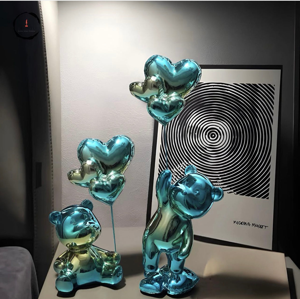 Resin Electroplated Bear