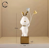 Gilded Ceramic Rabbit Ornament