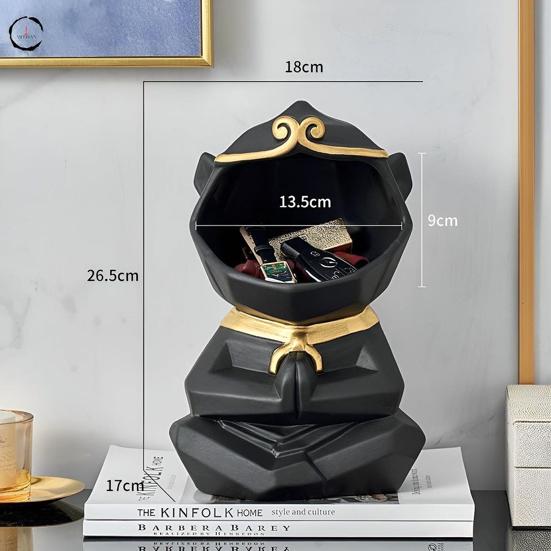 Lucky Cat Storage Figurine