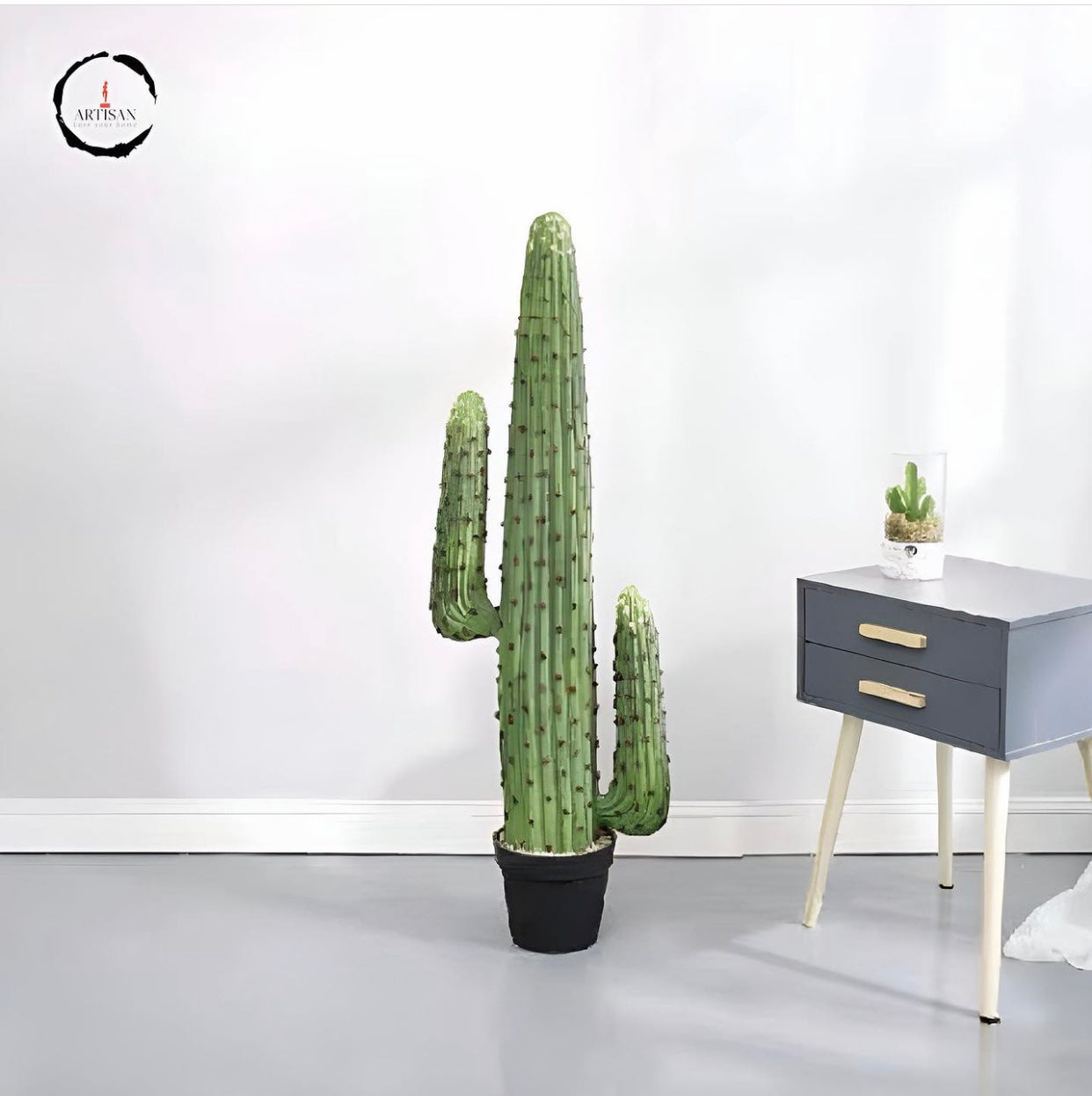 Green Cactus Artificial Plant