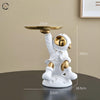 Astronaut Holding Tray Figurine