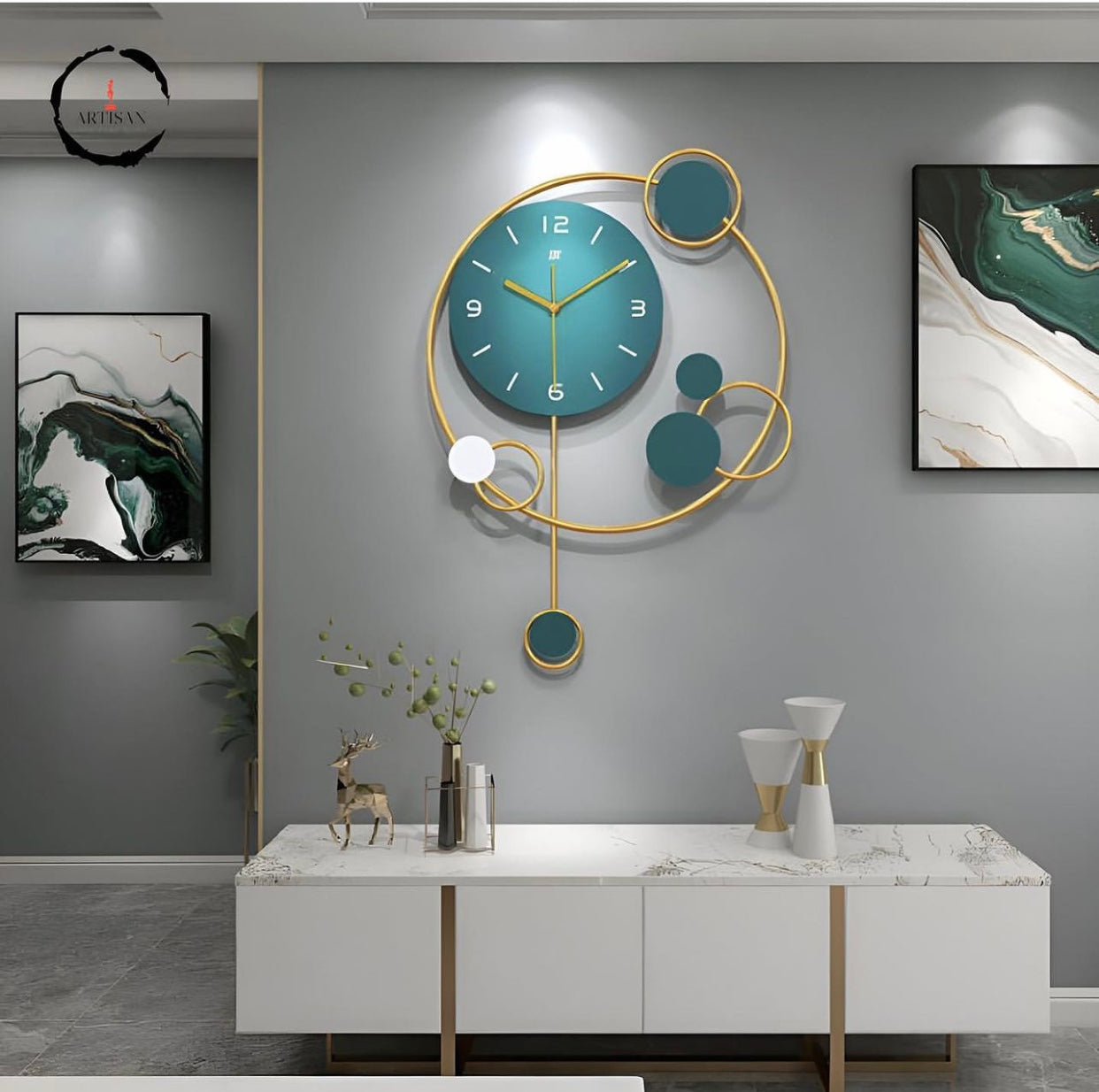 Wall Clock Light Luxury
