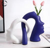 Ceramic Face Flower Vase