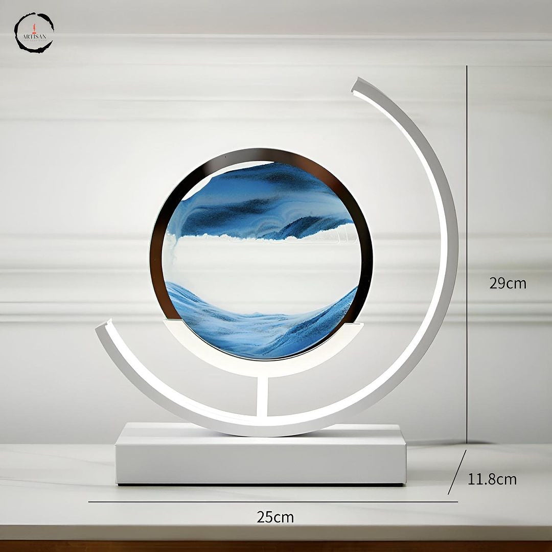 Hourglass Moving Sand Lamp