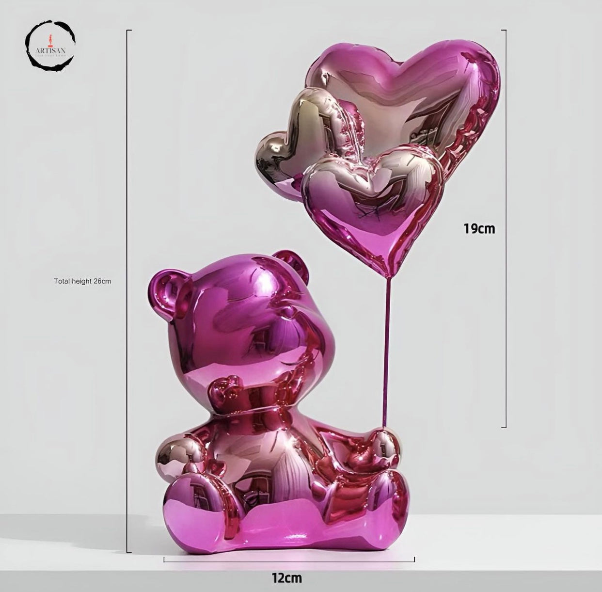 Resin Electroplated Bear