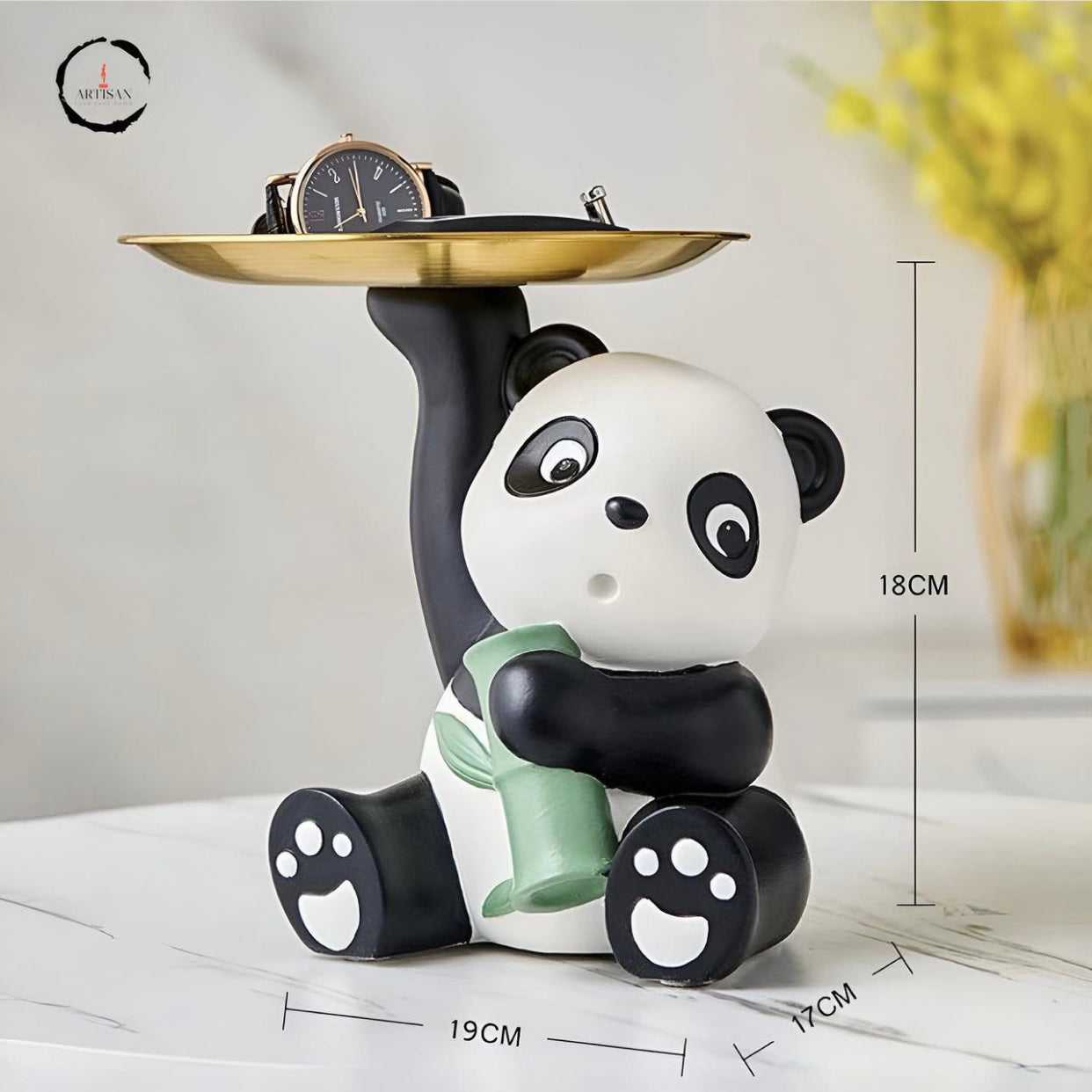 Resin panda Tray