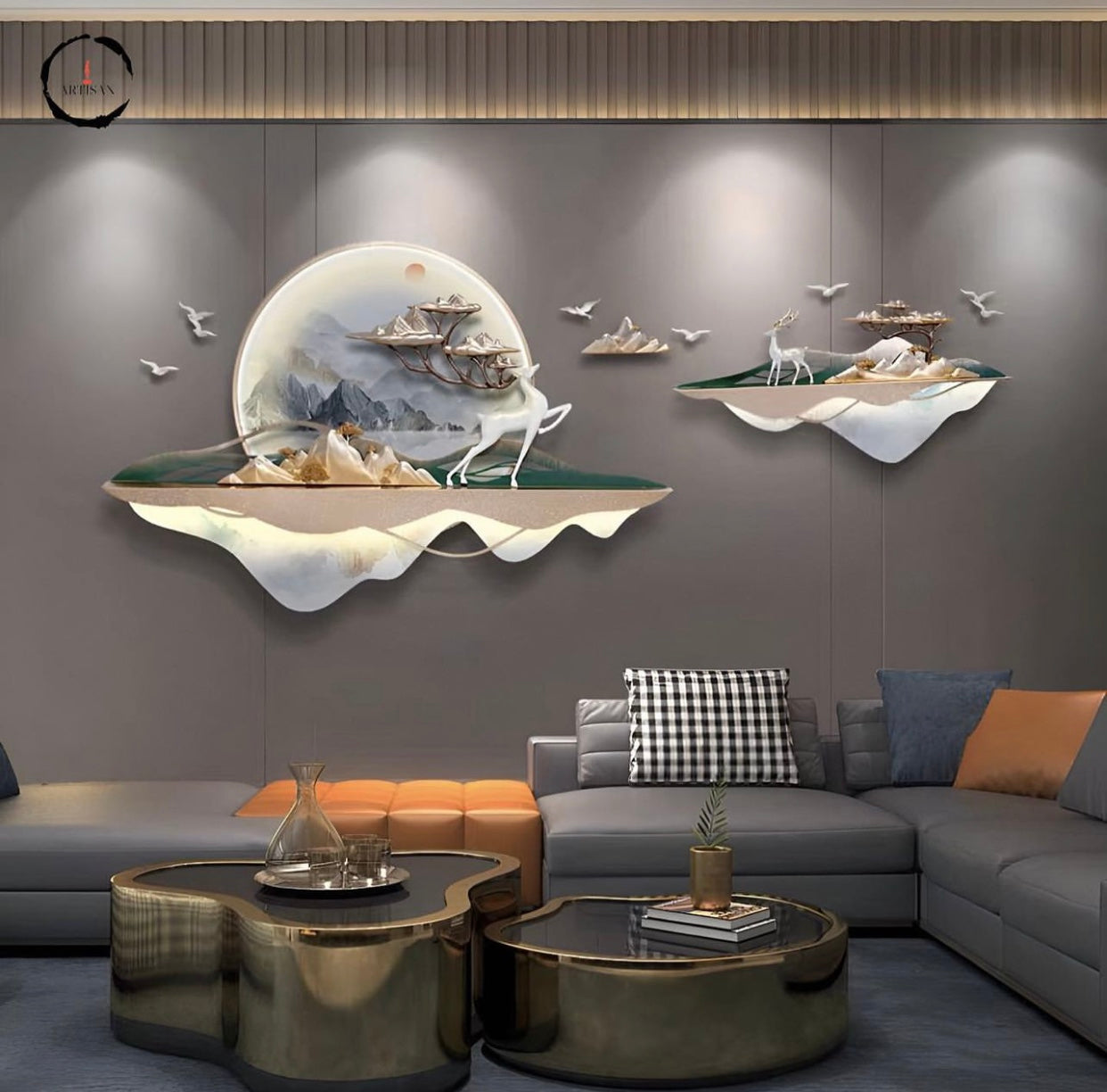 3D Luxury Creative Wall Art