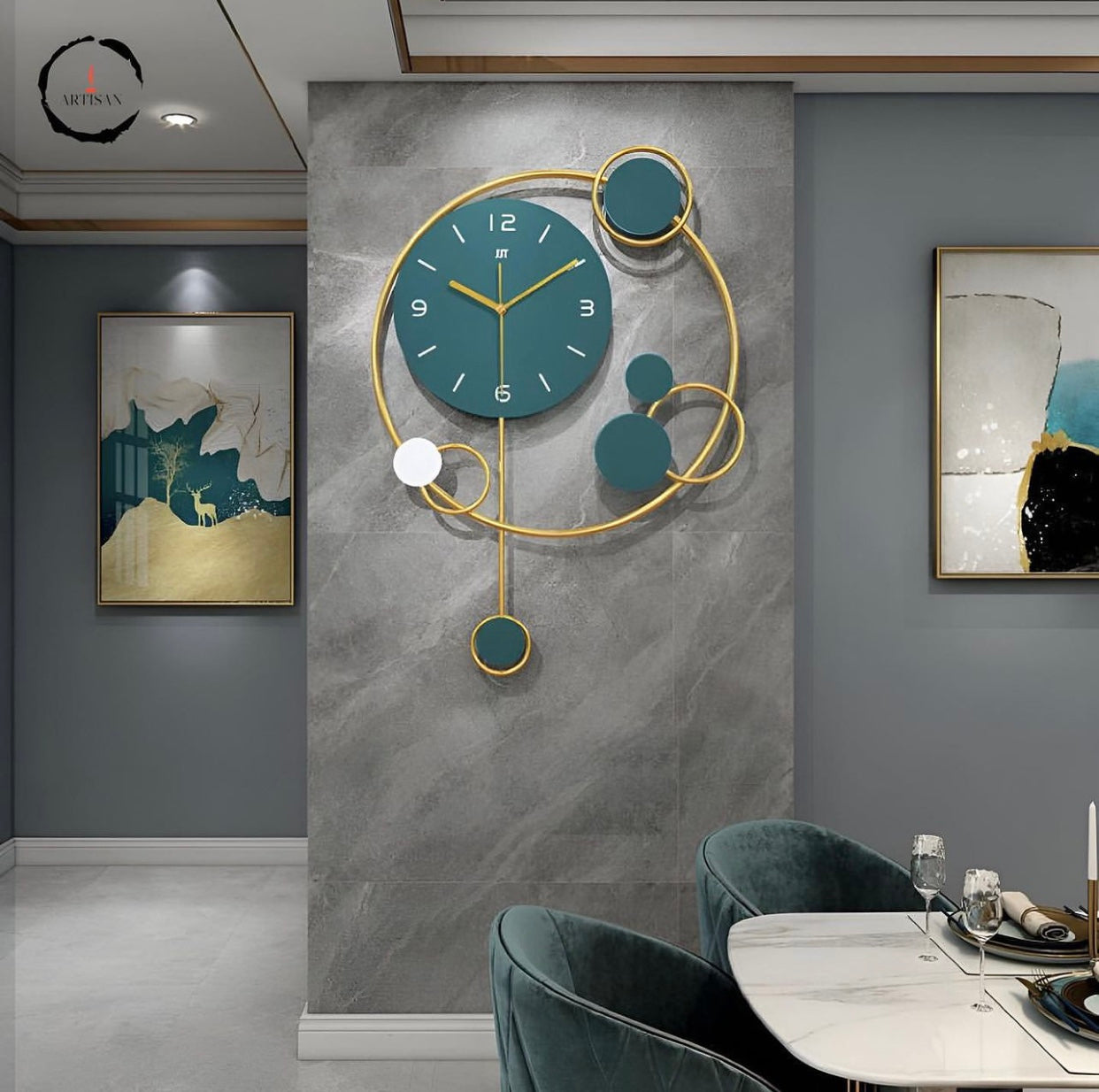 Wall Clock Light Luxury