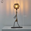 Iron & Hemp Rope Candle Holders