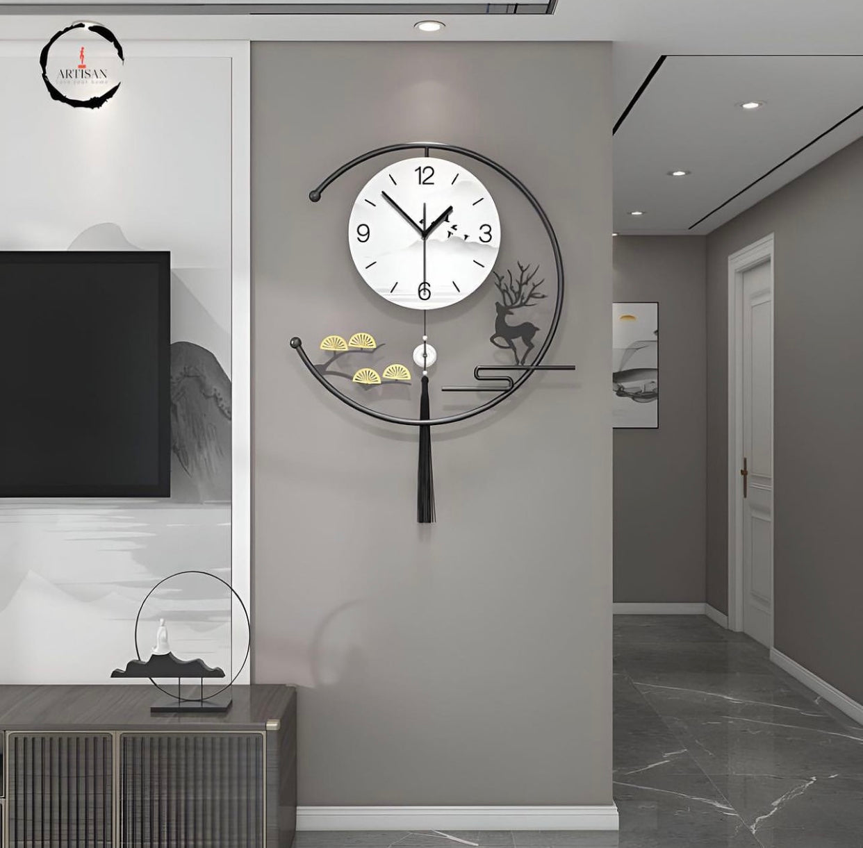Creative Deer Wall Clock