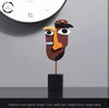 Nordic Style Face Art Resin Statue
