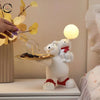 Deluxe Lighted Teddy Bear with Tray