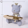 King Teddy Bear Holding Tray