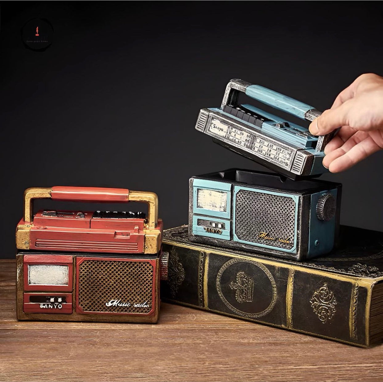 Resin Cute Radio Ashtray