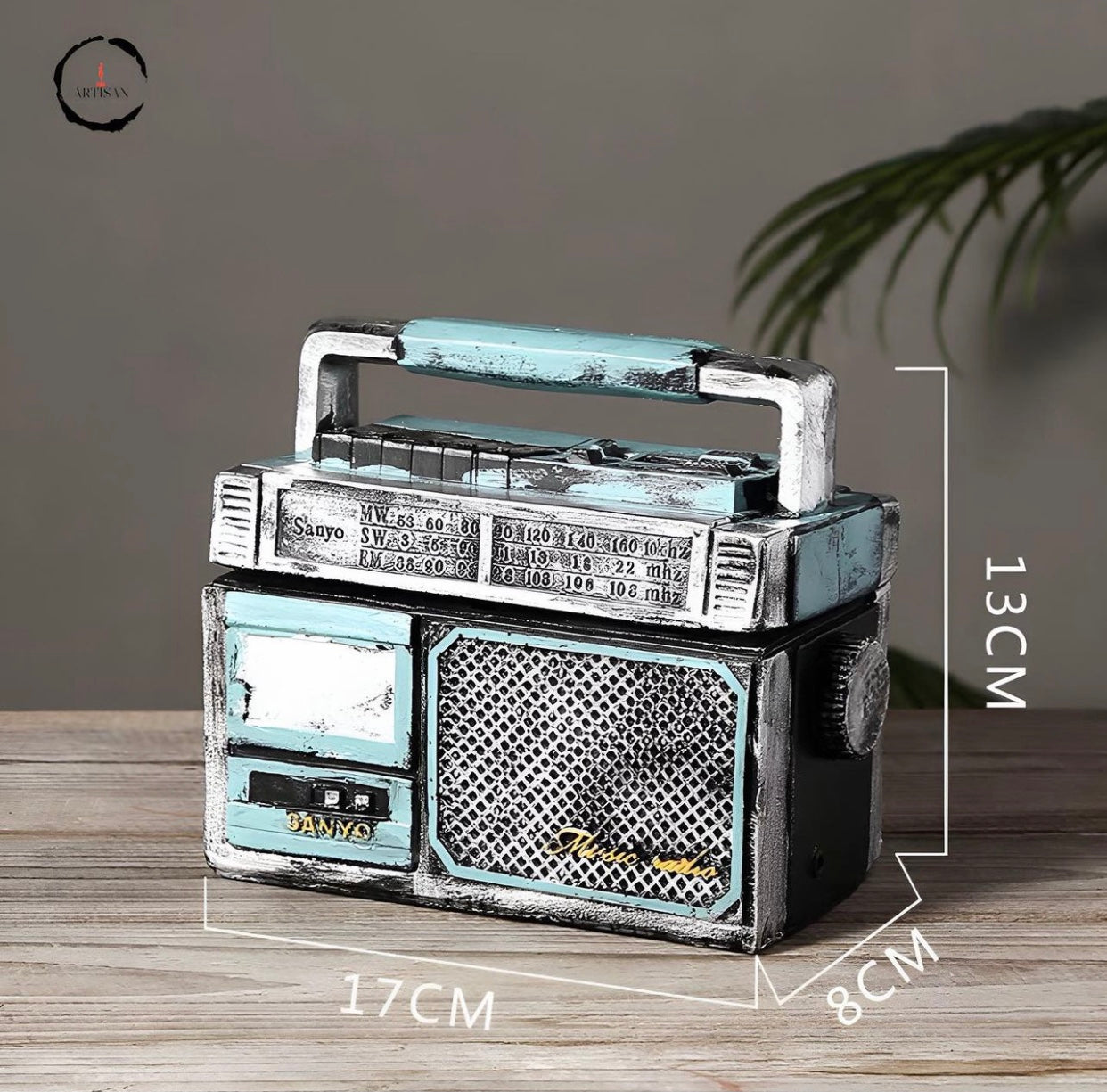 Resin Cute Radio Ashtray