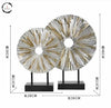 Geometric Round Shape Metal