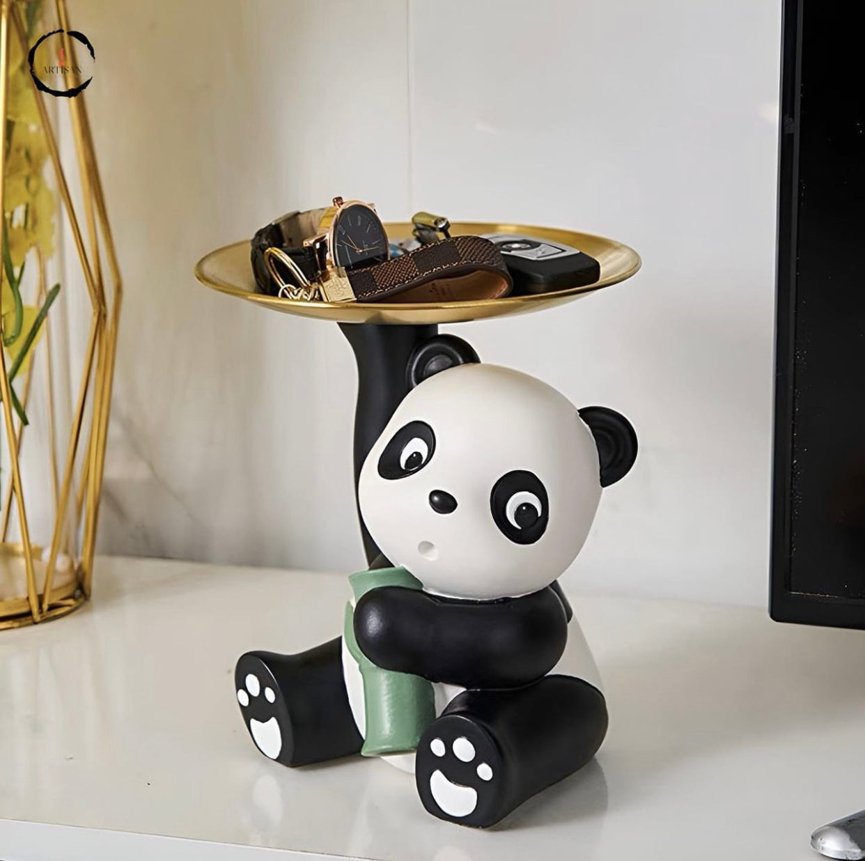 Resin panda Tray