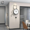 Large Cute Cat Wall Clock