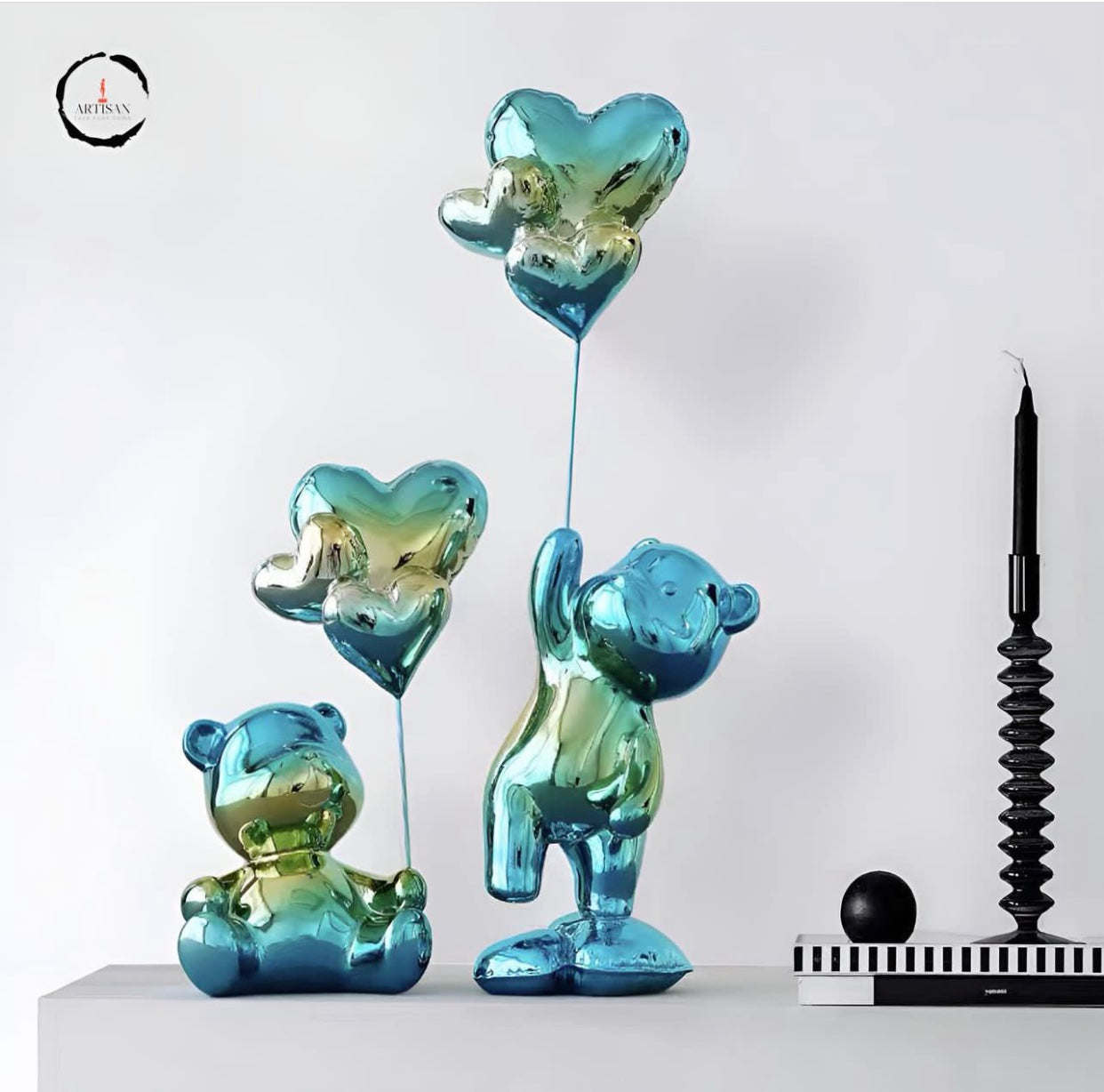 Resin Electroplated Bear