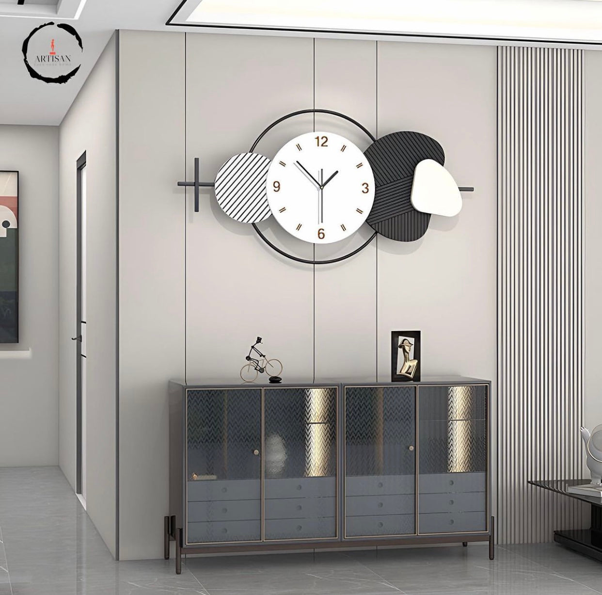 Modern Clock Living Room