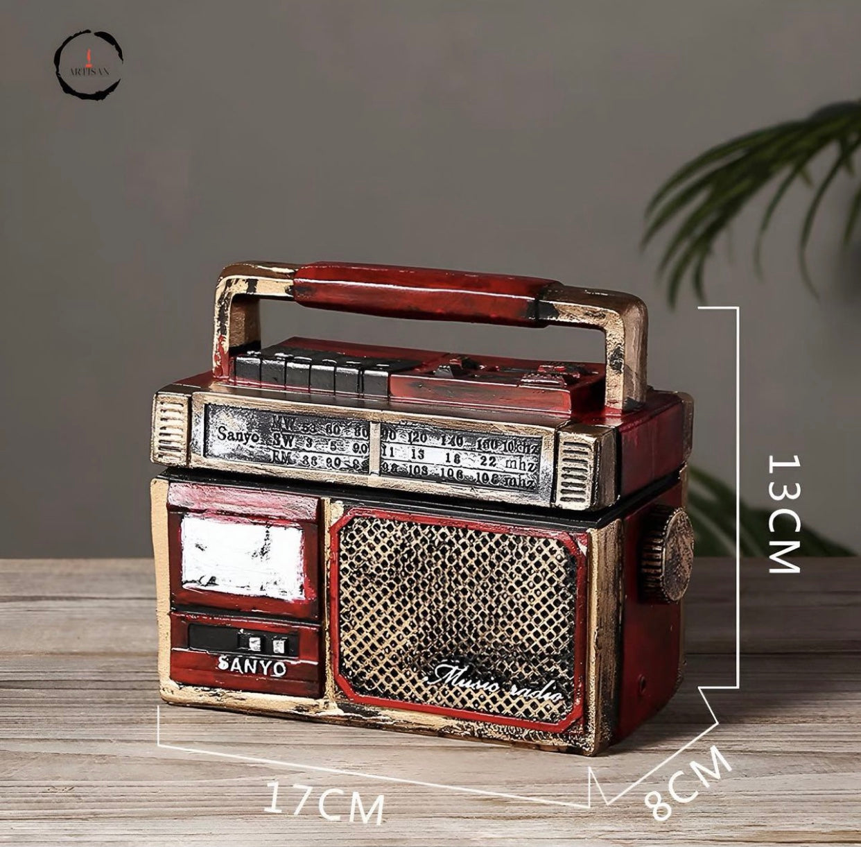 Resin Cute Radio Ashtray