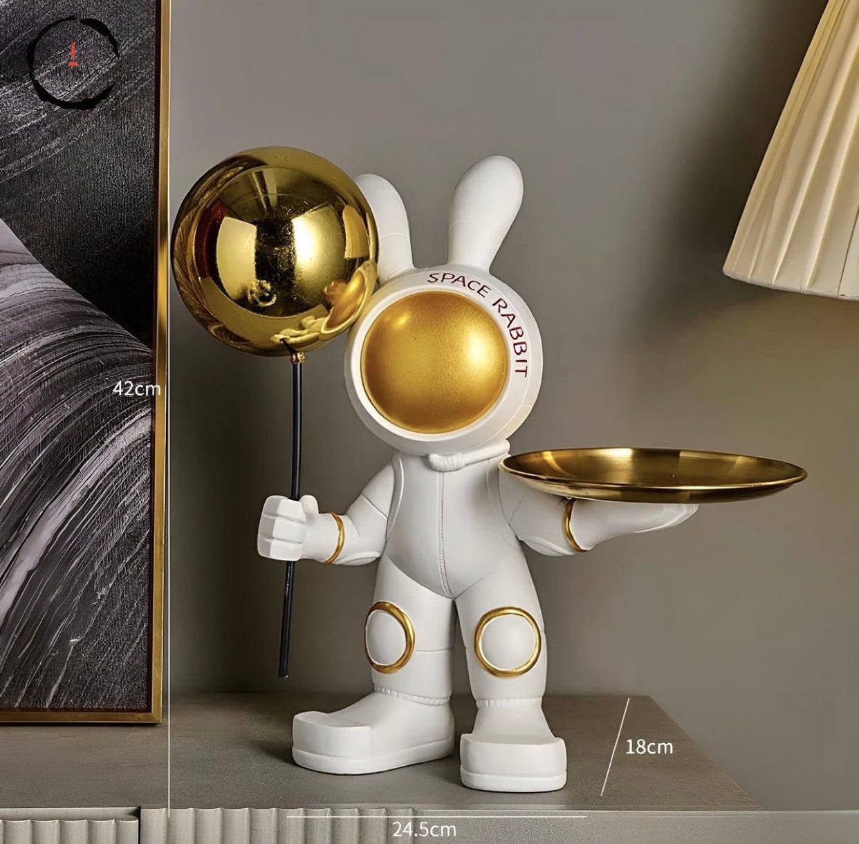 Astronaut Rabbit Statue