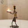 Iron Art CandleStick Human Shape
