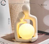 Romantic couple Hugging Resin lamp