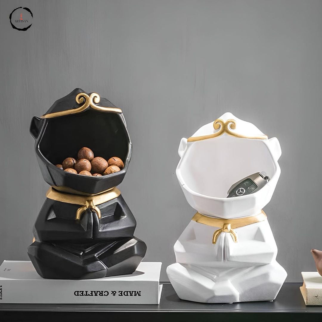 Lucky Cat Storage Figurine
