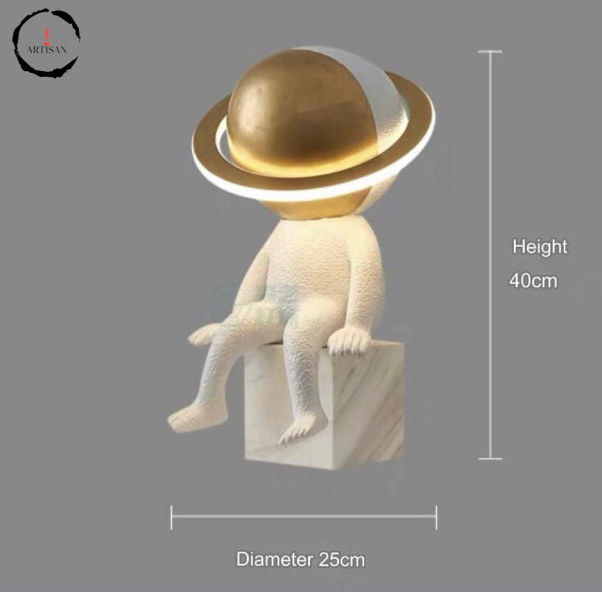 Resin Astronaut Standing Status