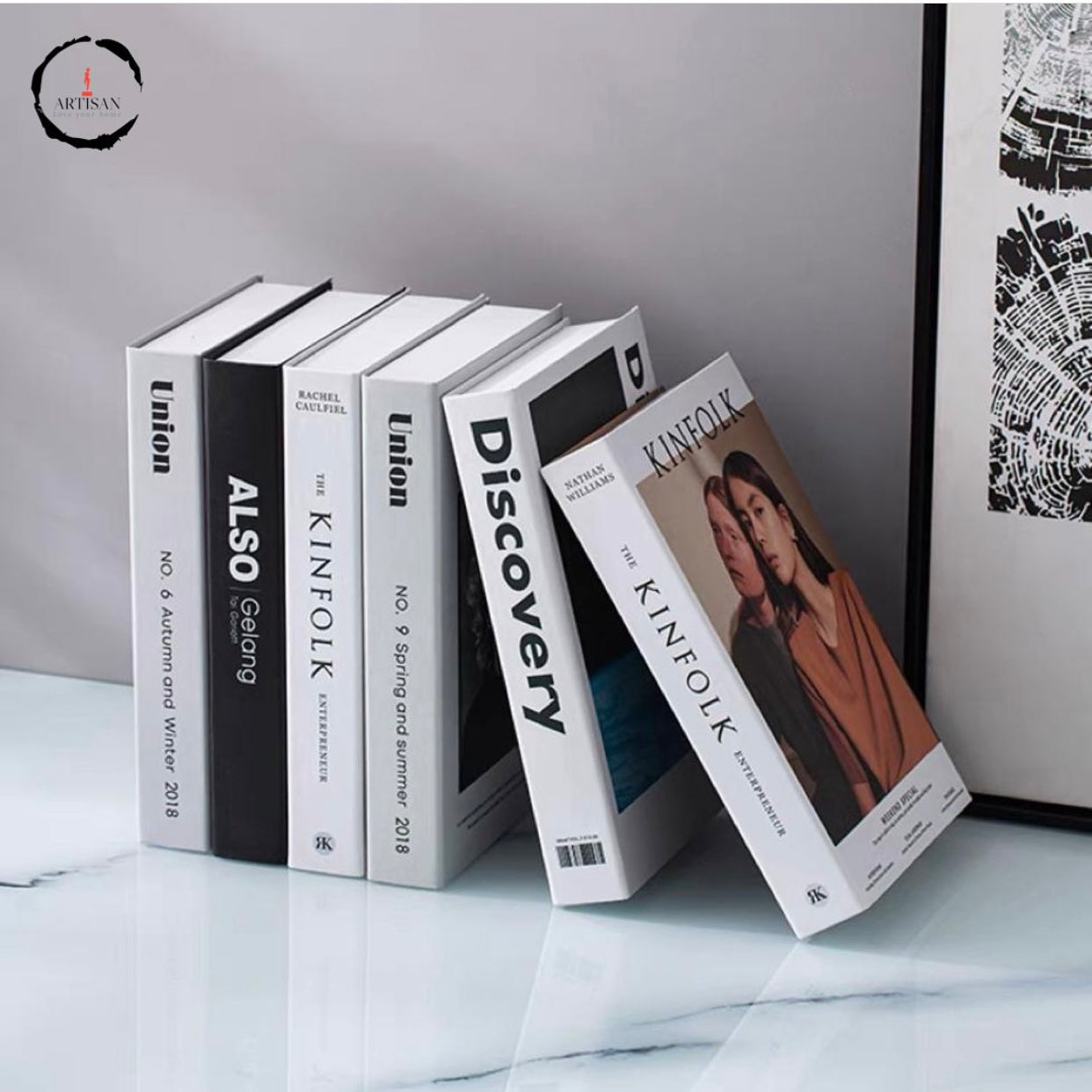 Fake Book Ornaments Different Style