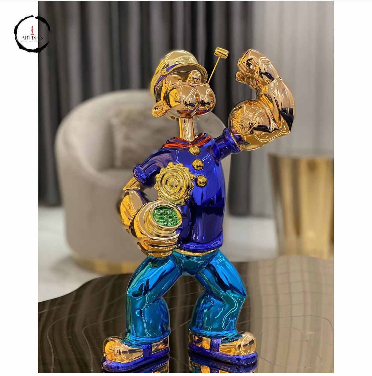 Popeye The Sea King Sculpture