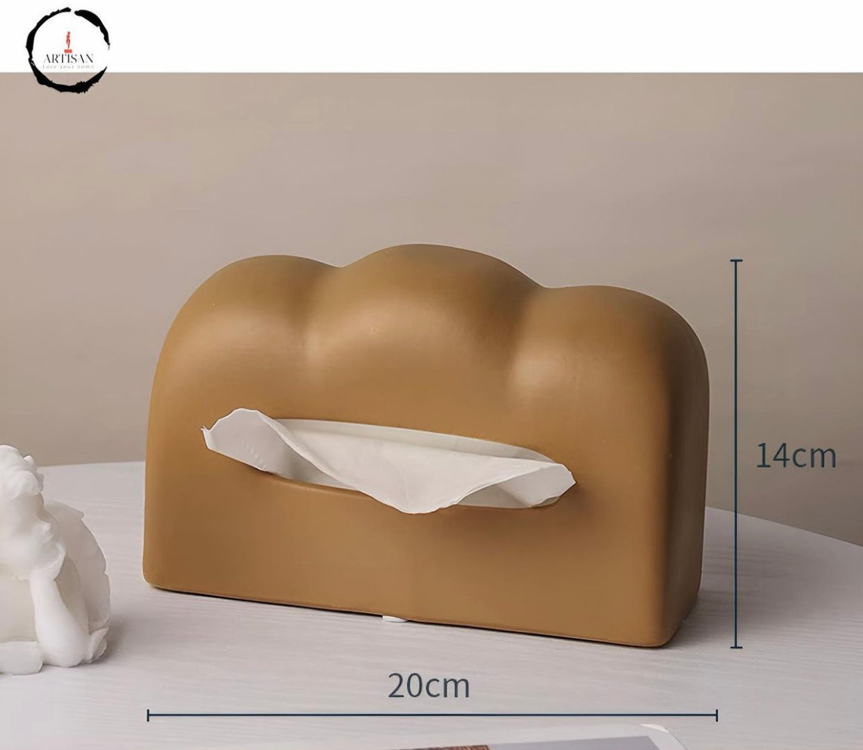 Bread Ceramic Tissue Box