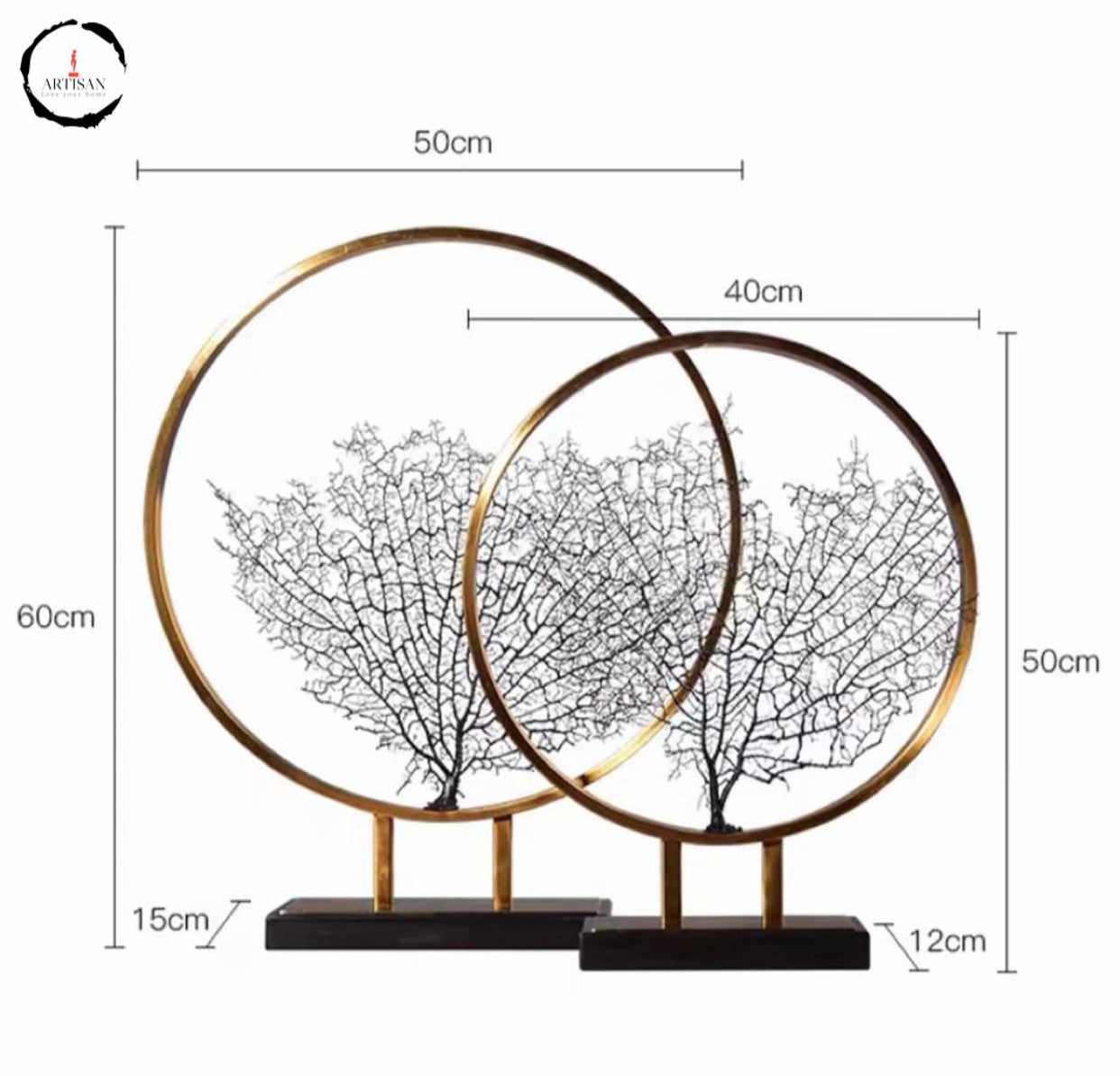 Simple Modern Stainless Steel Round Tree