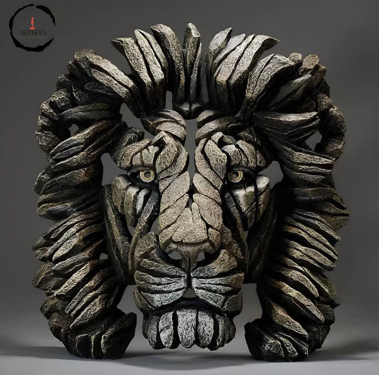 Lion & Gorilla Edge Sculpture