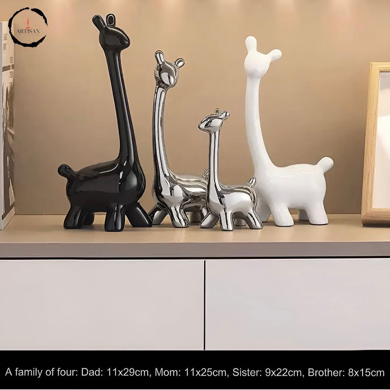 Modern Giraffe Statue For Home Decor