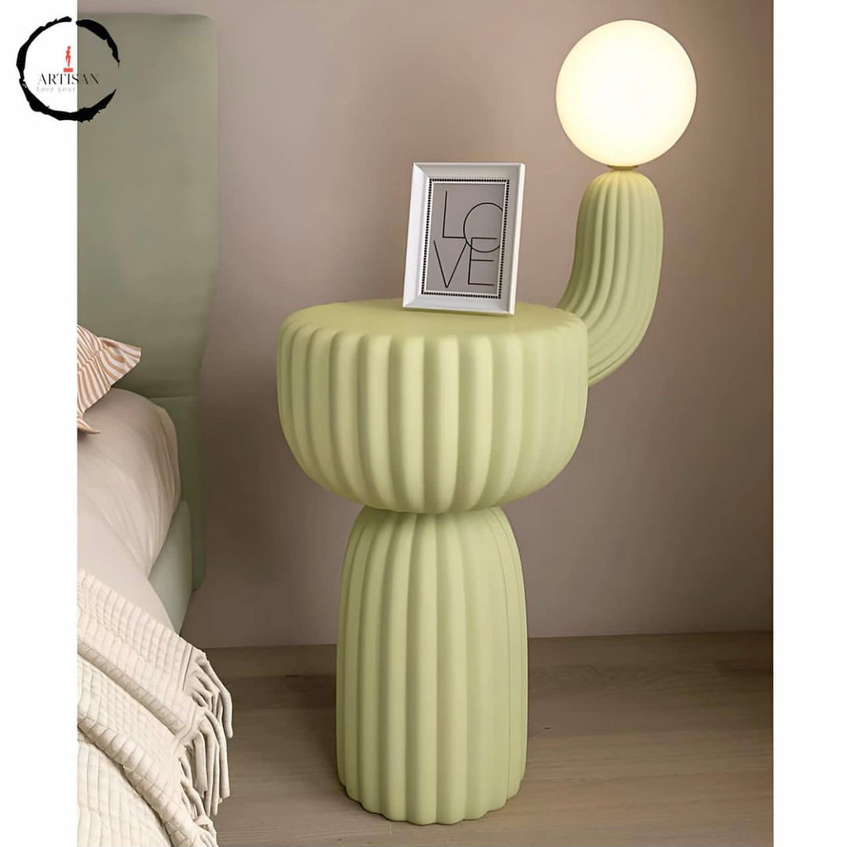 Cactus Side Table Home Decor